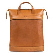 Benthill Rucksack Damen Herren Echt Leder | Kurierrucksack Fahrradrucksack Trekkingrucksack | Lederrucksack aus hochwertigem Rindsleder