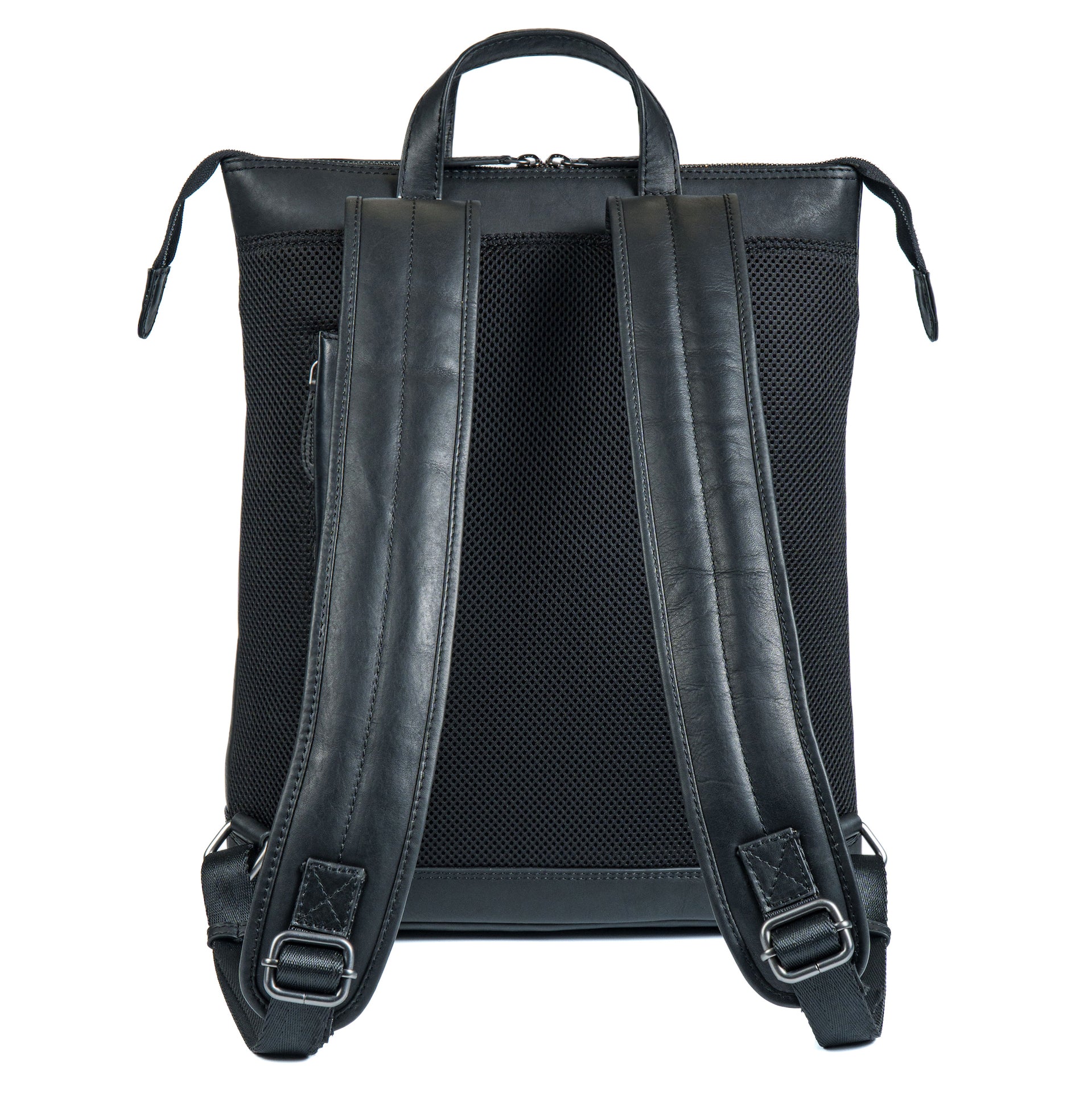 Benthill Rucksack Damen Herren Echt Leder | Kurierrucksack Fahrradrucksack Trekkingrucksack | Lederrucksack aus hochwertigem Rindsleder