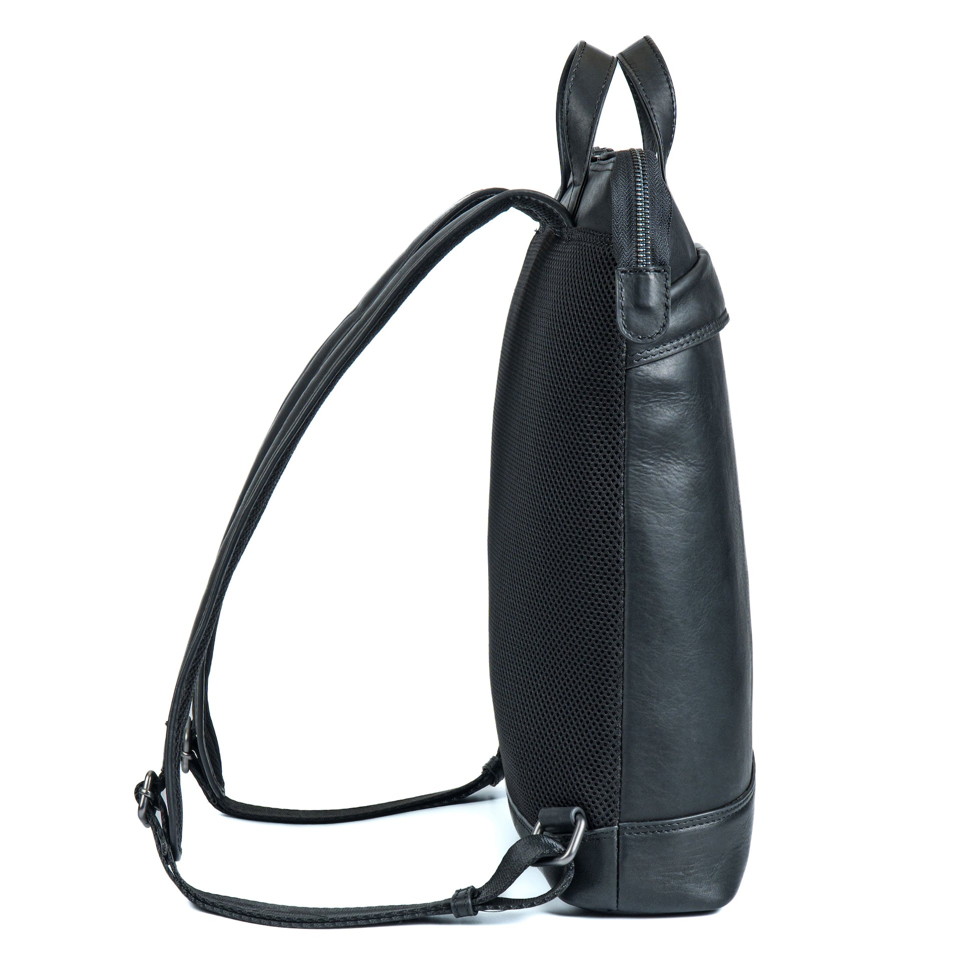 Benthill Rucksack Damen Herren Echt Leder | Kurierrucksack Fahrradrucksack Trekkingrucksack | Lederrucksack aus hochwertigem Rindsleder