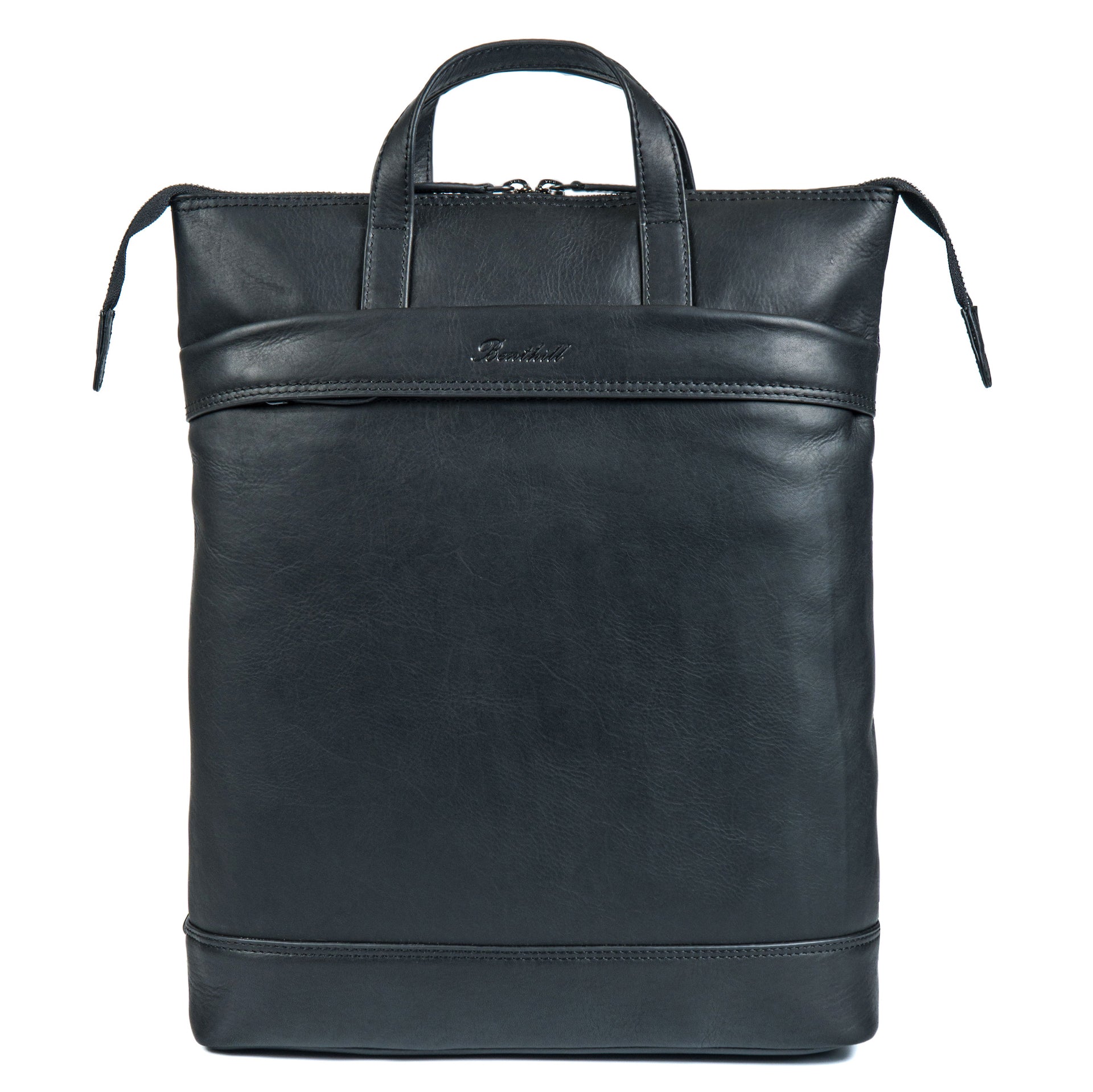 Benthill Rucksack Damen Herren Echt Leder | Kurierrucksack Fahrradrucksack Trekkingrucksack | Lederrucksack aus hochwertigem Rindsleder