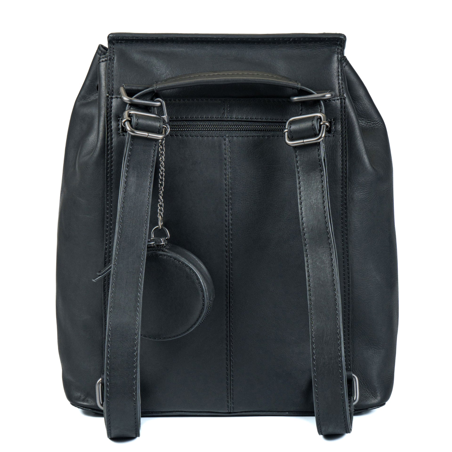 Benthill Rucksack aus hochwertigem Rindsleder | Kurierrucksack Fahrradrucksack Trekkingrucksack | Damen Herren Rucksack | Leder-Rucksack