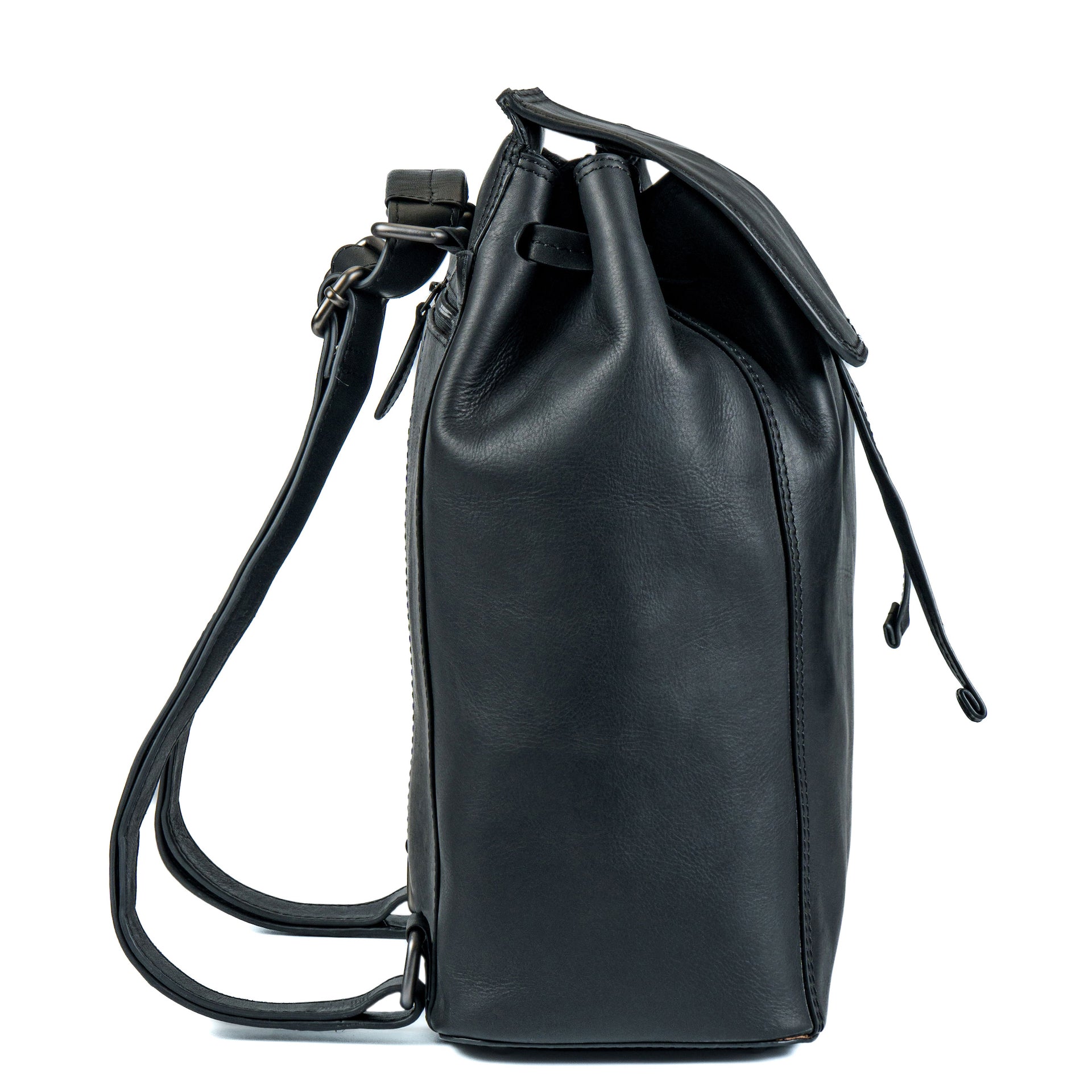 Benthill Rucksack aus hochwertigem Rindsleder | Kurierrucksack Fahrradrucksack Trekkingrucksack | Damen Herren Rucksack | Leder-Rucksack