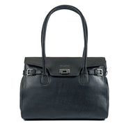 Benthill Damen Handtasche Echt-Leder | Henkeltasche aus weichem hochwertigem Rindsleder | Vintage Fashion Bag Beutel Shopper | Schultertasche