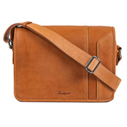 Benthill Umhängetasche Echt Leder | Herren & Damen Messenger Bag aus hochwertigem Rindsleder | Vintage Schultertasche Laptoptasche