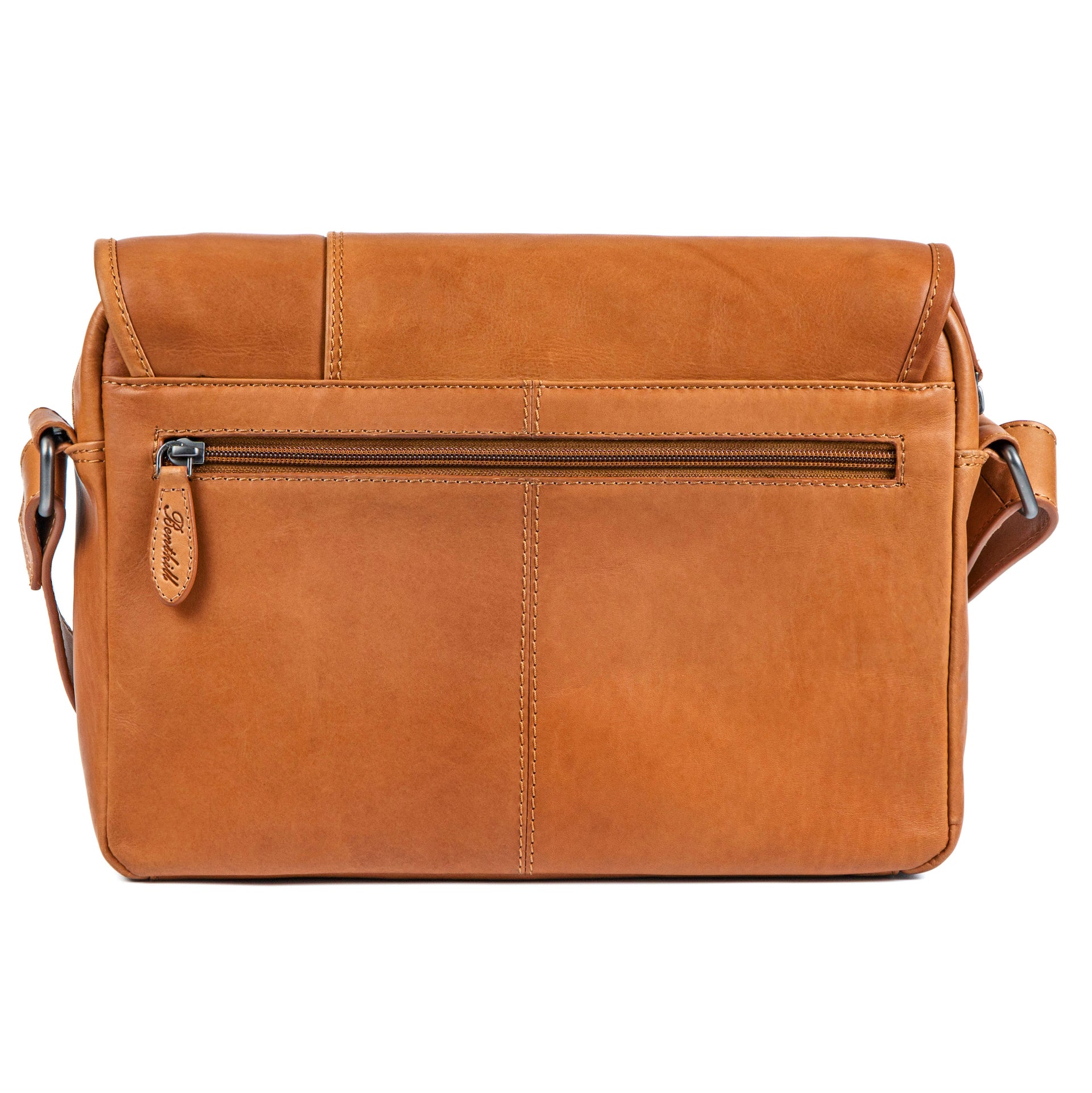 Benthill Umhängetasche Echt Leder | Herren & Damen Messenger Bag aus hochwertigem Rindsleder | Vintage Schultertasche Laptoptasche