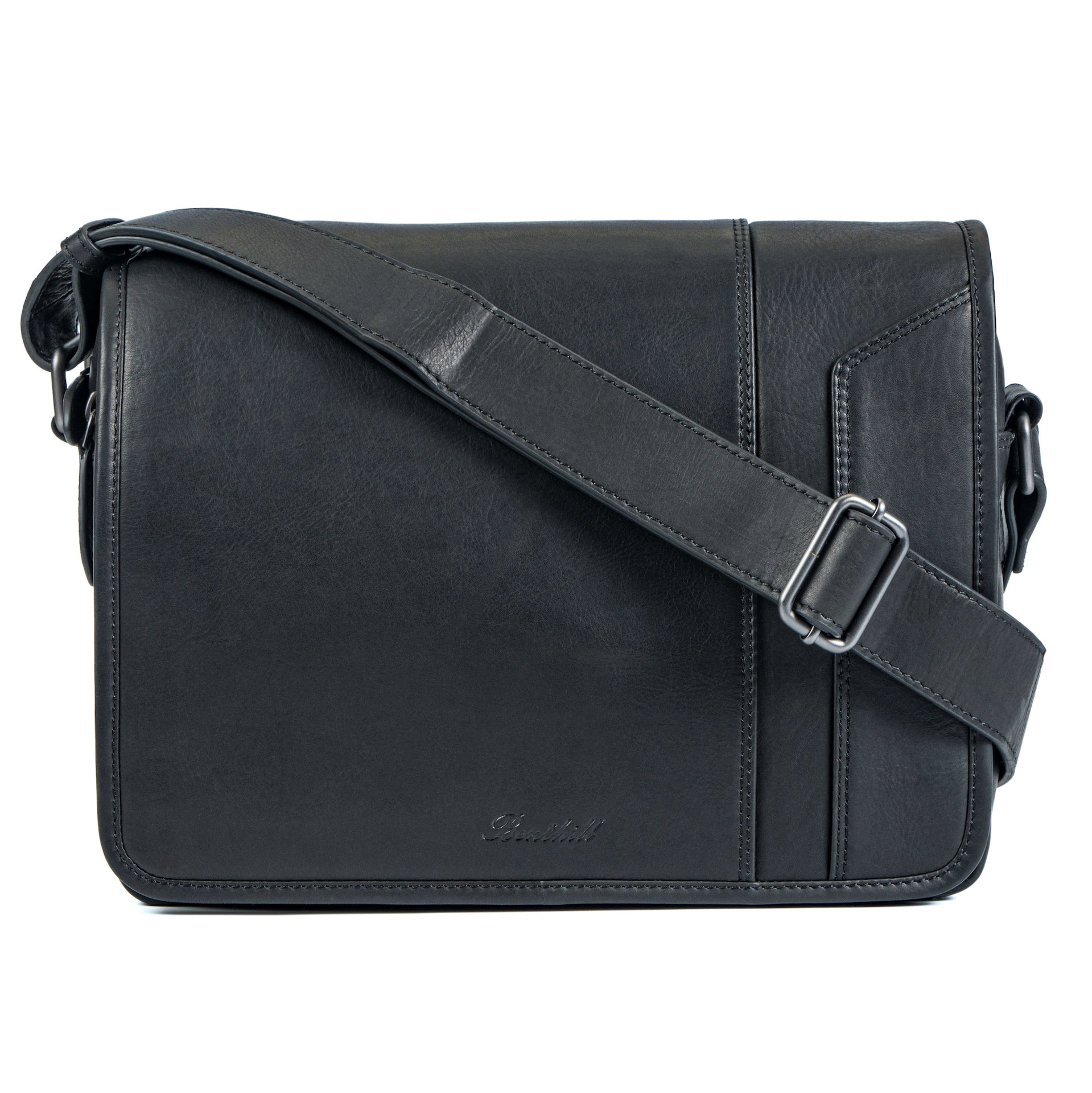 Benthill Umhängetasche Echt Leder | Herren & Damen Messenger Bag aus hochwertigem Rindsleder | Vintage Schultertasche Laptoptasche