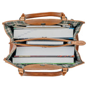 Benthill Handtasche Damen Echt Leder | Hochwertige Tasche aus echtem Rindsleder | Vintage Henkeltasche mit Fächern | Damen Schultertasche Gross mit viel Platz