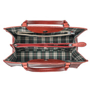 Benthill Handtasche Damen Echt Leder | Hochwertige Tasche aus echtem Rindsleder | Vintage Henkeltasche mit Fächern | Damen Schultertasche Gross mit viel Platz