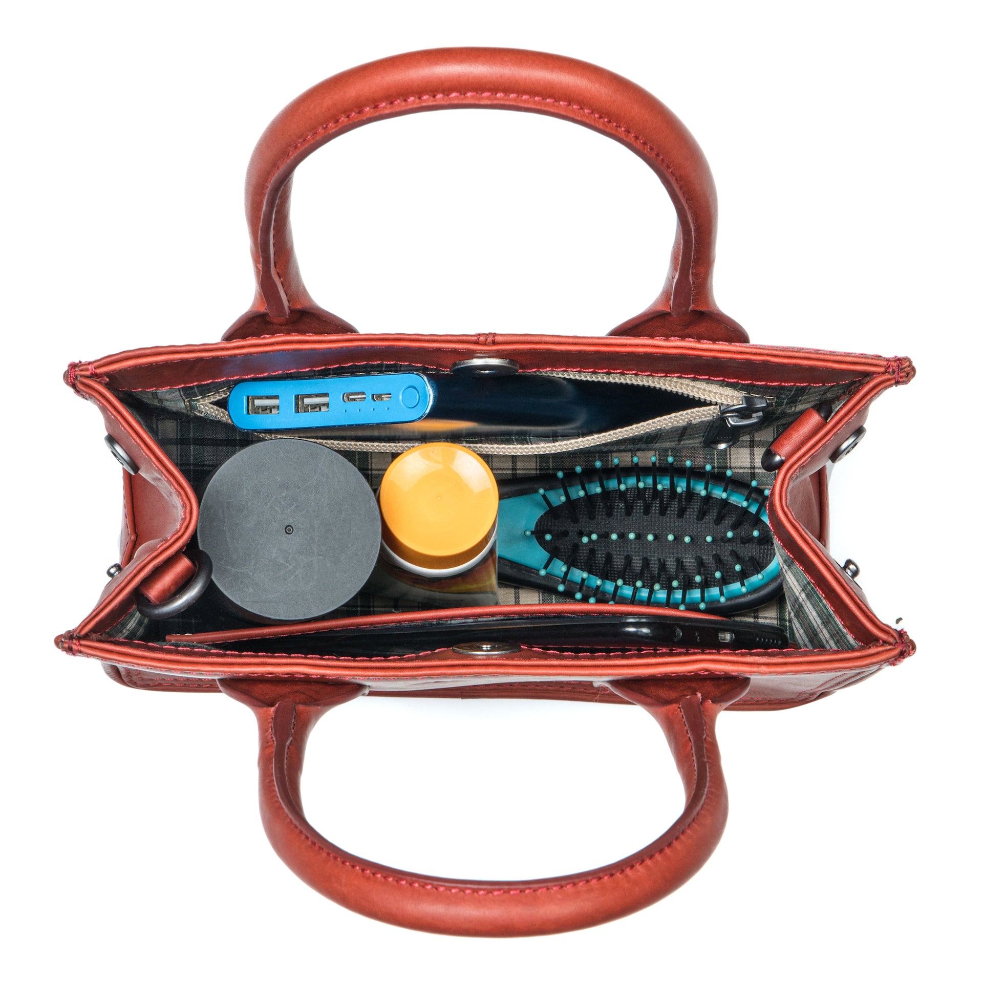 Benthill Handtasche Damen Echt Leder | Henkeltasche aus hochwertigem Rindsleder | Kleine Vintage Tasche Hobo Bag Beutel