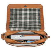 Benthill Messenger Bag Leder | Herren & Damen Umhängetasche aus hochwertigem Rindsleder | Vintage Schultertasche Echtleder Aktentasche