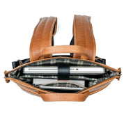 Benthill Rucksack Damen Herren Echt Leder | Kurierrucksack Fahrradrucksack Trekkingrucksack | Lederrucksack aus hochwertigem Rindsleder