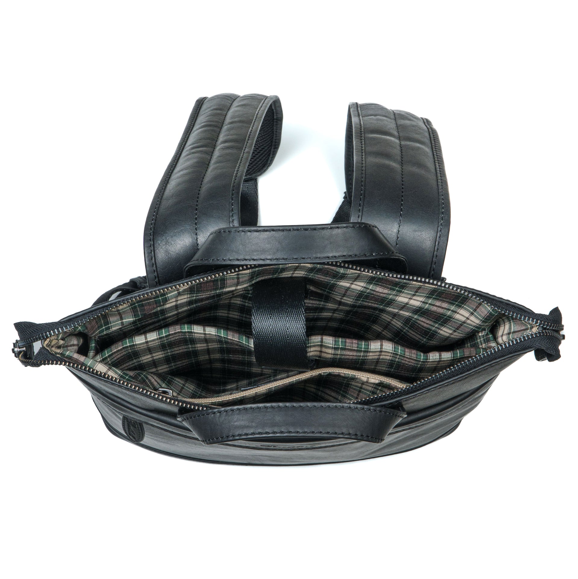 Benthill Rucksack Damen Herren Echt Leder | Kurierrucksack Fahrradrucksack Trekkingrucksack | Lederrucksack aus hochwertigem Rindsleder