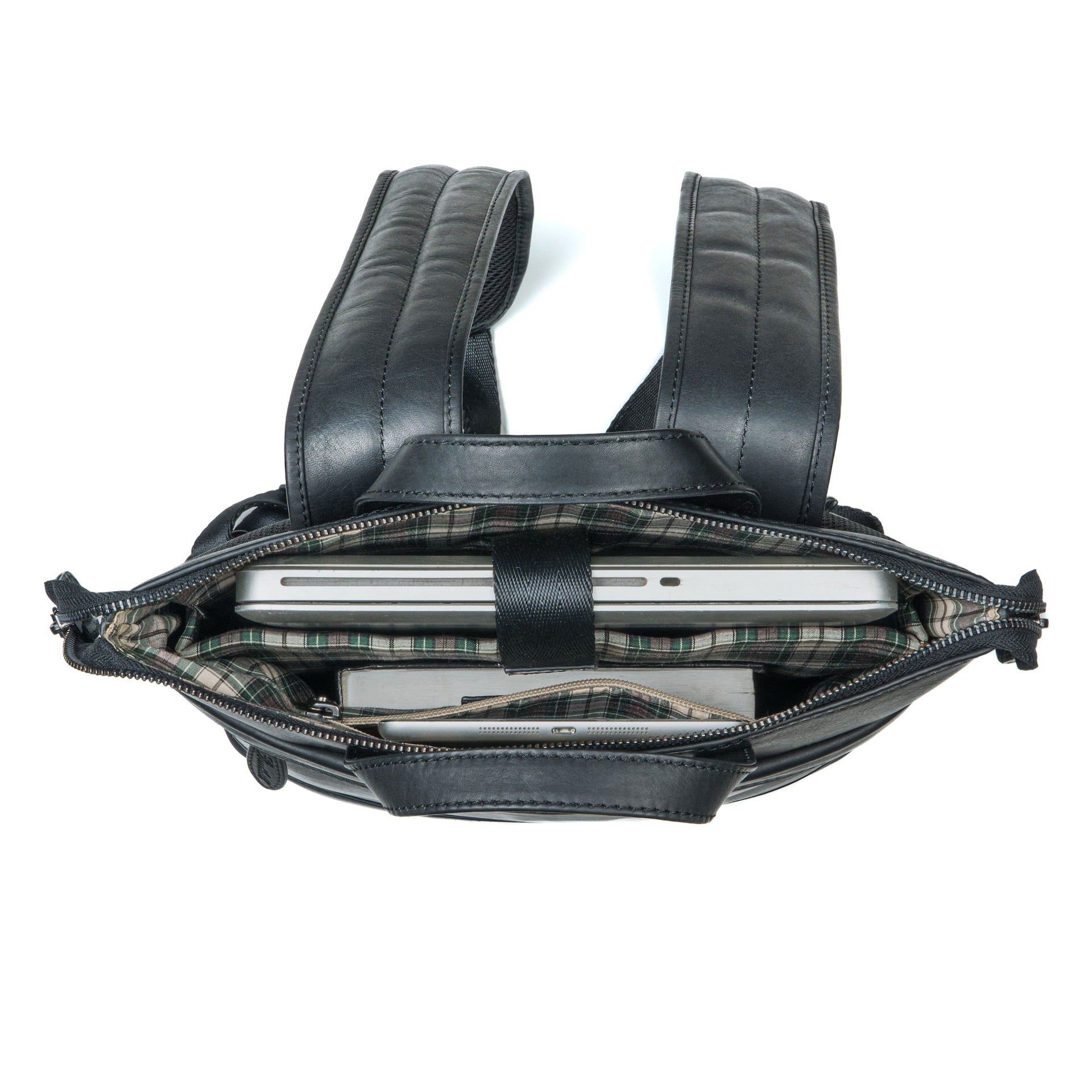 Benthill Rucksack Damen Herren Echt Leder | Kurierrucksack Fahrradrucksack Trekkingrucksack | Lederrucksack aus hochwertigem Rindsleder