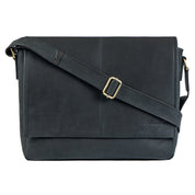 Benthill Umhängetasche Echt Leder | Herren & Damen Messenger Bag aus hochwertigem Rindsleder | Vintage Schultertasche Laptoptasche