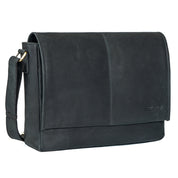 Benthill Umhängetasche Echt Leder | Herren & Damen Messenger Bag aus hochwertigem Rindsleder | Vintage Schultertasche Laptoptasche