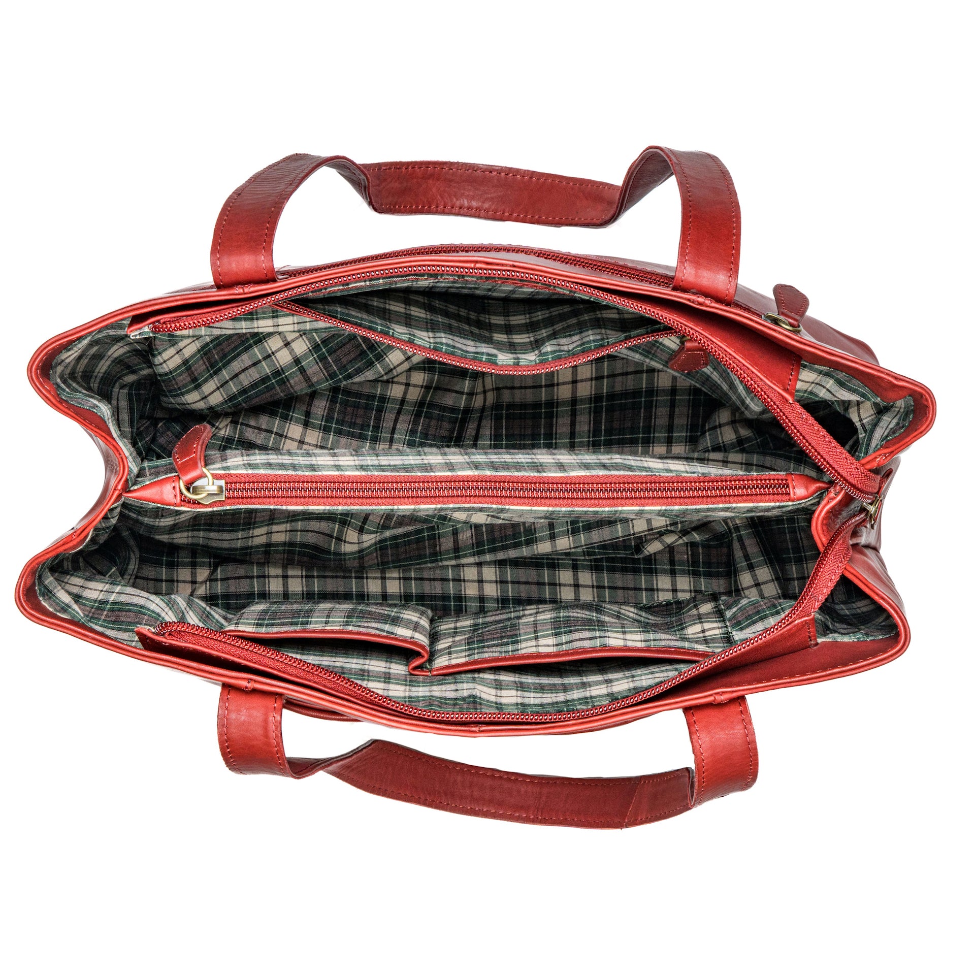 Benthill Damen Tasche Leder - Handtasche aus echtem Rindsleder - Große Schultertasche mit Reißverschluss - Vintage Umhängetasche XL