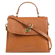 Benthill Handtasche Damen Leder Klein | Henkeltasche aus hochwertigem Rindsleder | Schultertasche Vintage | Frauen Tasche