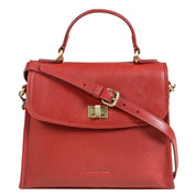 Benthill Handtasche Damen Leder Klein | Henkeltasche aus hochwertigem Rindsleder | Schultertasche Vintage | Frauen Tasche