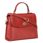 Benthill Handtasche Damen Leder Klein | Henkeltasche aus hochwertigem Rindsleder | Schultertasche Vintage | Frauen Tasche