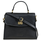 Benthill Handtasche Damen Leder Klein | Henkeltasche aus hochwertigem Rindsleder | Schultertasche Vintage | Frauen Tasche