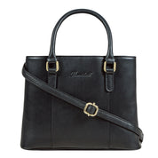 Benthill Handtaschen Damen Leder | Henkeltasche mit Umhängegurt | Vintage Echt Leder Damentasche | Mittelgroße Umhängetasche