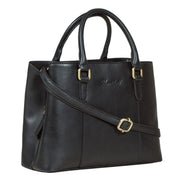 Benthill Handtaschen Damen Leder | Henkeltasche mit Umhängegurt | Vintage Echt Leder Damentasche | Mittelgroße Umhängetasche