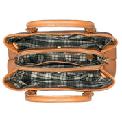 Benthill Handtaschen Damen Leder | Henkeltasche mit Umhängegurt | Vintage Echt Leder Damentasche | Mittelgroße Umhängetasche