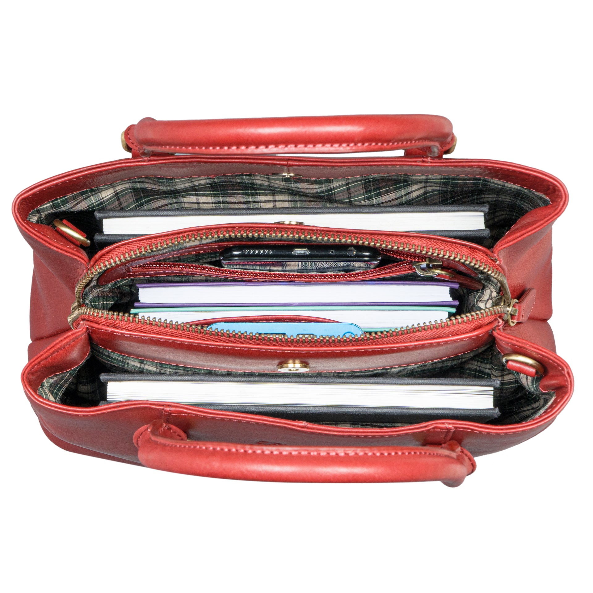 Benthill Handtaschen Damen Leder | Henkeltasche mit Umhängegurt | Vintage Echt Leder Damentasche | Mittelgroße Umhängetasche