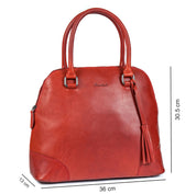 Benthill Handtasche Damen Echt Leder | Henkeltasche aus hochwertigem Rindsleder | Umhängetasche Groß Vintage  Bag Beutel