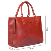 Benthill Handtasche Damen Echt Leder | Hochwertige Tasche aus echtem Rindsleder | Vintage Henkeltasche mit Fächern | Damen Schultertasche Gross mit viel Platz