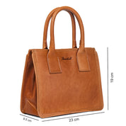 Benthill Handtasche Damen Echt Leder | Henkeltasche aus hochwertigem Rindsleder | Kleine Vintage Tasche Hobo Bag Beutel