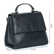 Benthill Kleine Handtasche Damen Echt Leder | Henkeltasche aus hochwertigem Rindsleder | Kleine Vintage Tasche Hobo Bag Beutel