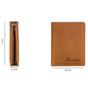 Benthill Geldbörse Herren Leder mit RFID | Portemonnaie aus hochwertigem Rindsleder | Ledergeldbörse Männer inkl. Geschenkbox