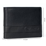 Benthill Geldbörse Herren Leder | Geldbeutel mit RFID-Schutz | Portemonnaie aus hochwertigem Rindsleder | Männer Brieftasche inkl. Geschenkbox