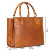 Benthill Handtasche Damen Echt Leder | Hochwertige Tasche aus echtem Rindsleder | Vintage Henkeltasche mit Fächern | Damen Schultertasche Gross mit viel Platz