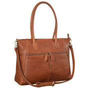 Benthill Damen Handtasche Leder - Hochwertige Ledertasche - Große Klassische Damentasche / Shopper - Elegante Umhängetasche - Schultertasche