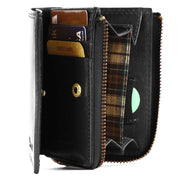 Benthill Kleine Geldbörse Echt Leder | Damen & Herren Geldbeutel mit RFID Schutz | 7 Kartenfächer | Slim-Wallet inkl. Geschenkbox