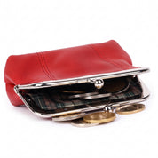 Benthill Geldbeutel Echt Leder Portemonnaie | Geldtasche Echt Leder Kleingeldschütte | Geldbörse Münzbörse