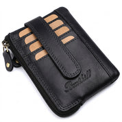 Benthill Schlüsseletui Leder Damen & Herren | Schlüsselmäpchen mit Kartenfächern | Schlüsseltasche als Mini-Börse mit Münzfach inkl. Geschenkbox