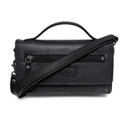 Benthill Reisebrieftasche XXL Echt-Leder - Kleine Umhängetasche aus echtem Leder - Travel Dokumententasche - Großes Portemonnaie - Handgelenktasche
