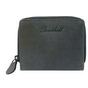Benthill Kleine Geldbörse Echt Leder | Damen & Herren Portemonnaie mit RFID Schutz | 8 Kartenfächer | Slim-Wallet inkl. Geschenkbox