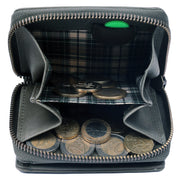 Benthill Kleine Geldbörse Echt Leder | Damen & Herren Portemonnaie mit RFID Schutz | 8 Kartenfächer | Slim-Wallet inkl. Geschenkbox