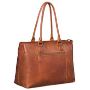 Benthill Damen Tasche Echt Leder | Große Handtasche aus echtem Rindsleder | Vintage Henkeltasche mit vielen Fächern | Damen Schultertasche Gross mit viel Platz