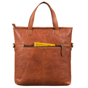 Benthill Leder Shopper Damen | Umhängetasche aus echtem Rindsleder | Große Schultertasche mit Henkeln | Vintage Handtasche