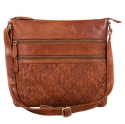 Benthill Schultertasche Damen Echt Leder | Umhängetasche aus echtem Rindsleder | Frauen Handtasche Vintage | Shopper Bag Beutel