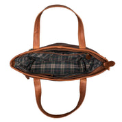 Benthill Leder Shopper Damen | Umhängetasche aus echtem Rindsleder | Große Schultertasche mit Henkeln | Vintage Handtasche
