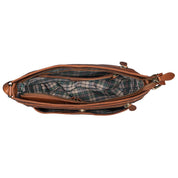 Benthill Echt Leder Damen Schultertasche | Vintage Umhängetasche aus weichem Rindsleder | Ledertasche für Frauen | Kleine Damentasche
