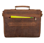 Benthill Aktentasche Leder Laptoptasche - Ledertasche für Herren und Damen - Briefcase - Umhängetasche aus echtem Leder - Schultertasche für Laptop