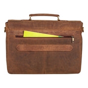Benthill Aktentasche Leder Laptoptasche - Ledertasche für Damen und Herren Gross - Briefcase - Umhängetasche aus echtem Leder - Große Schultertasche für Laptop