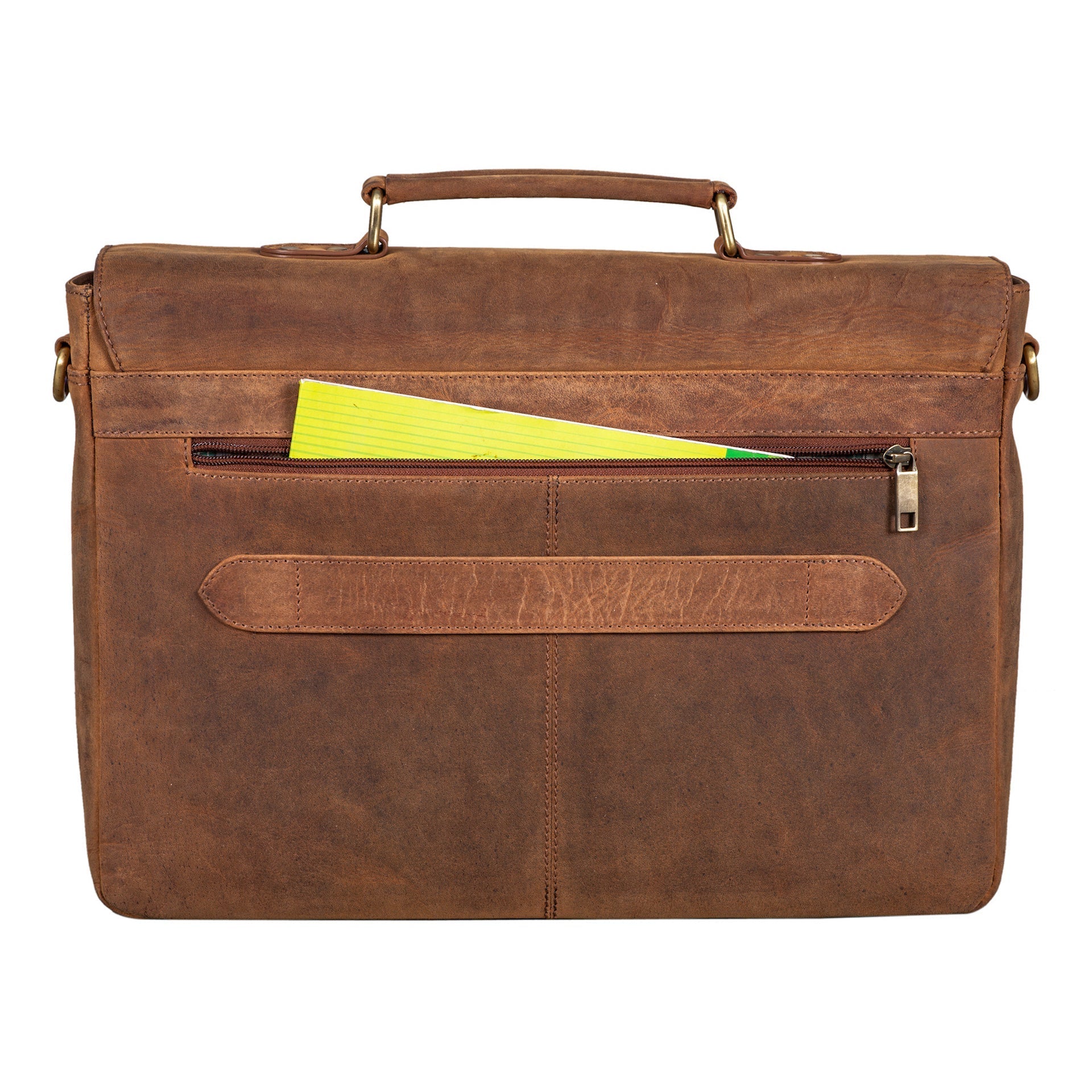 Benthill Aktentasche Leder Laptoptasche - Ledertasche für Damen und Herren Gross - Briefcase - Umhängetasche aus echtem Leder - Große Schultertasche für Laptop